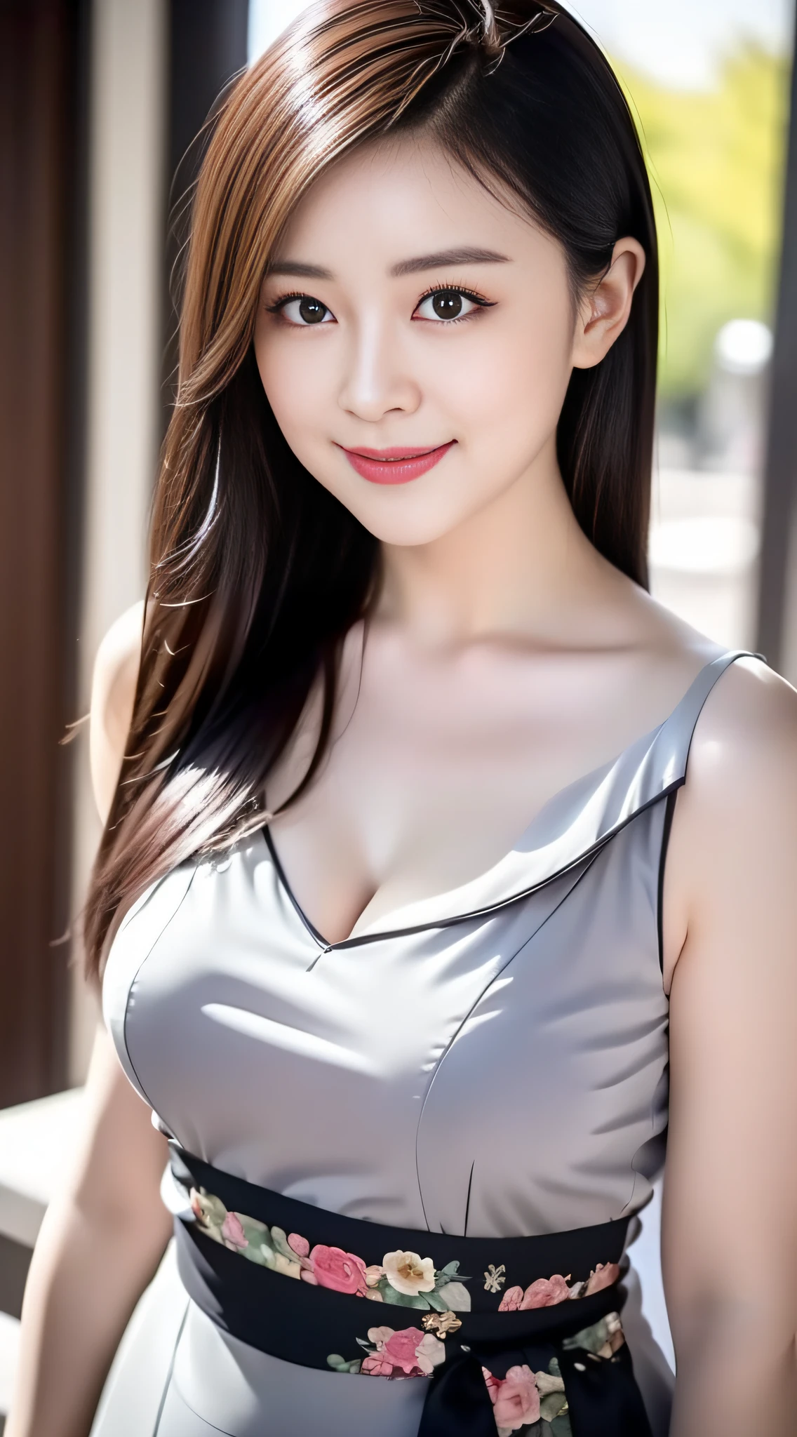\(8K, RAW photo, Masterpiece:1.2\), \(Realistic, photo-realistic:1.37\), \(ulzang-6500-v1.1\), 1girll, \(Kaziran has large eyes and double eyelids\), \(The facial features are delicate and delicate, Fair skin is rosy, And the cheeks are slightly fat\), \(\(detailed clothes features\)\), Realistic, The audience was in an uproar, Smile sweetly, (Photo background scenery:1.2), , (Slightly chubby),(shoulder-lengthhair:1.4),Curvy, Small and beautiful waist, (Sweet smile), . (Cute girl:1.2), (Mid-chest:1.2),, on cheongsam