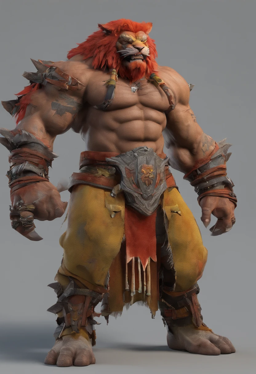 Muscle tiger orcs,nakeness, are worn,Big