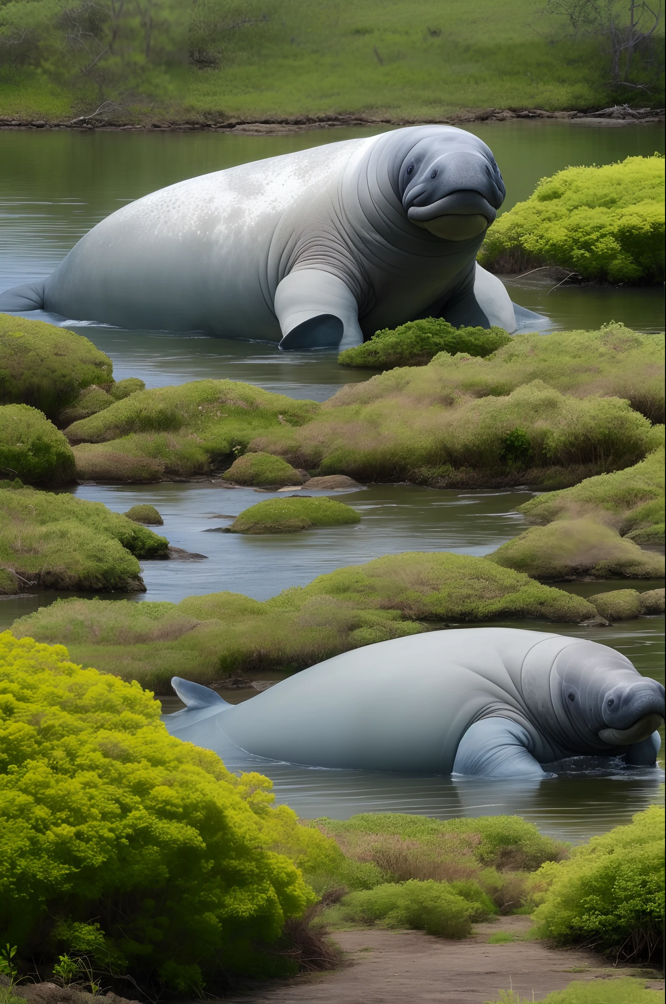 Scary Giant Manatee