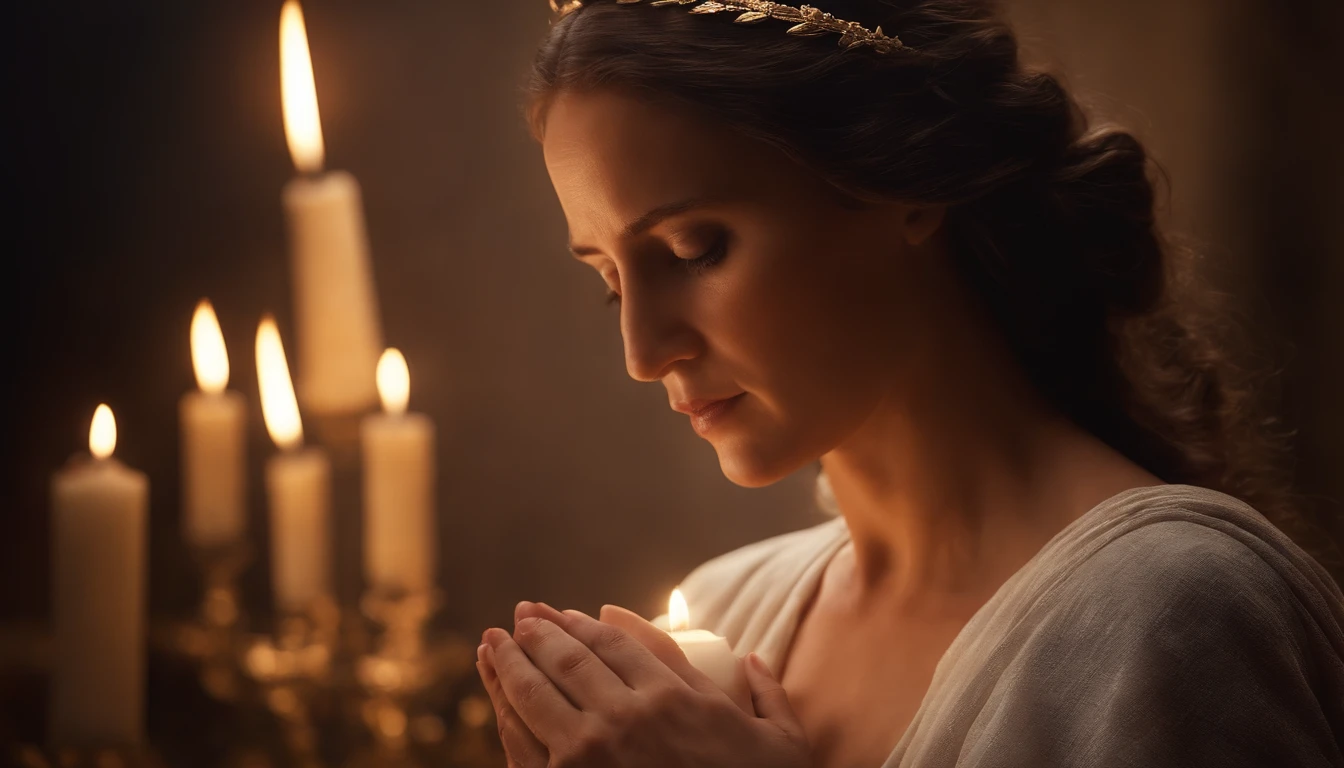 Mother of Jesus and the Angel Gabriel