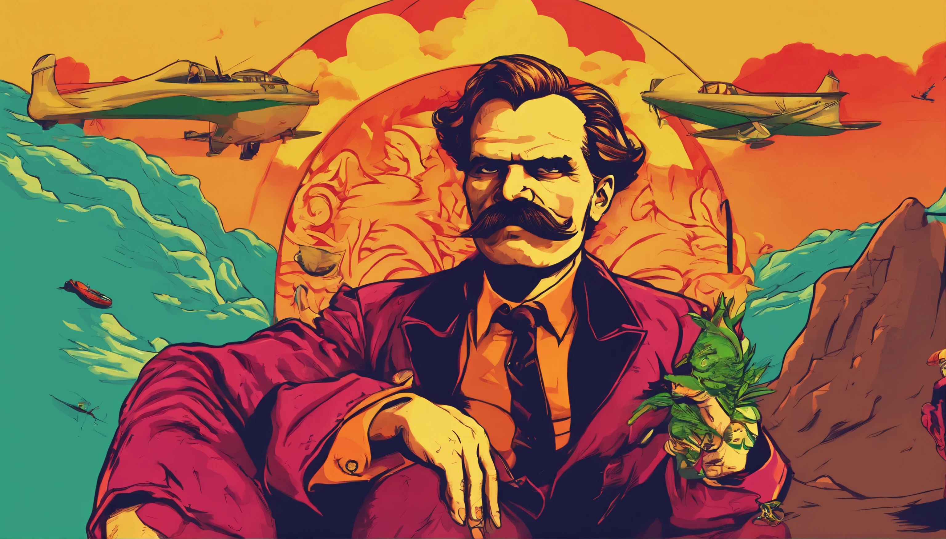 Nietzsche, philosopher Nietzsche, Friedrich Nietzsche gangster