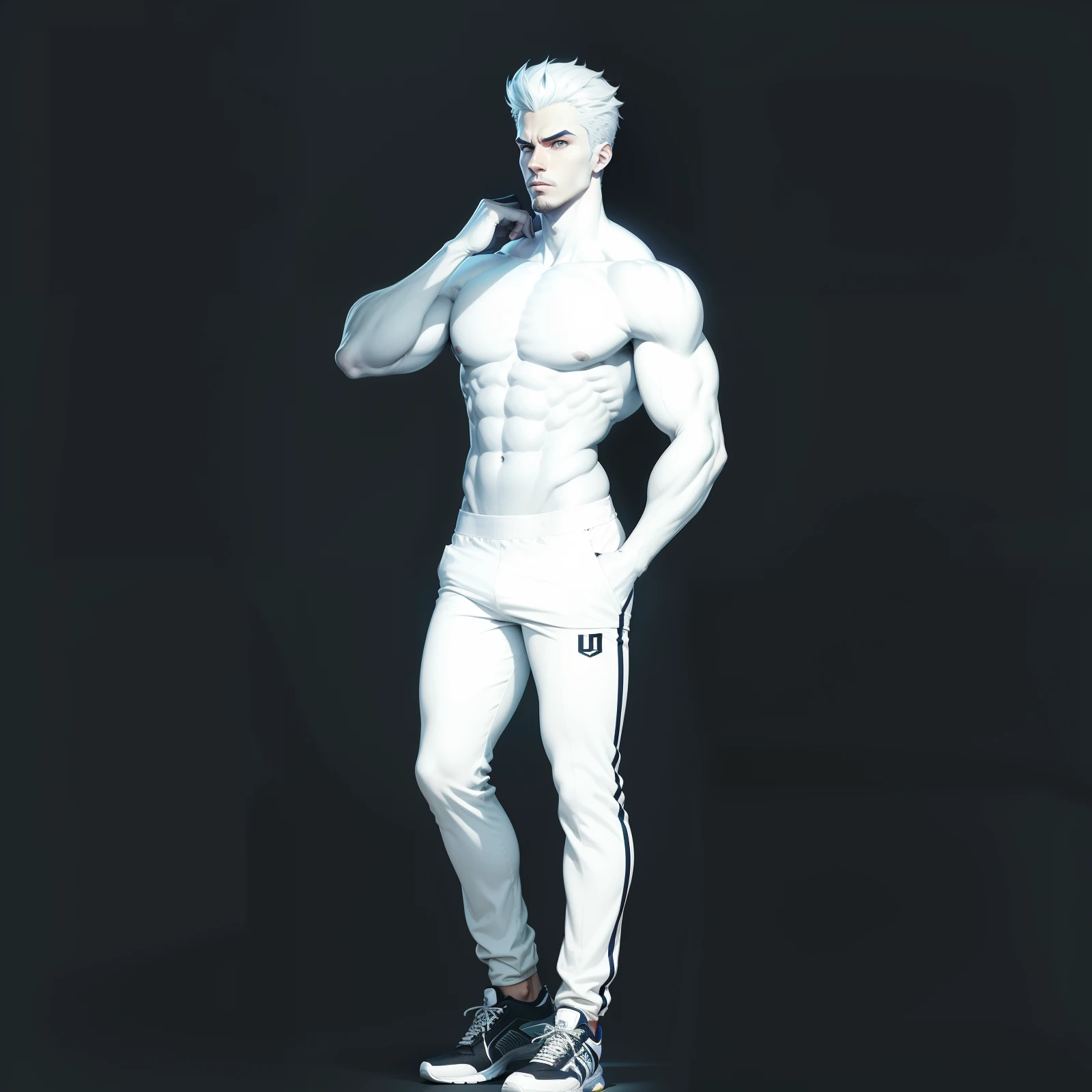 White hair