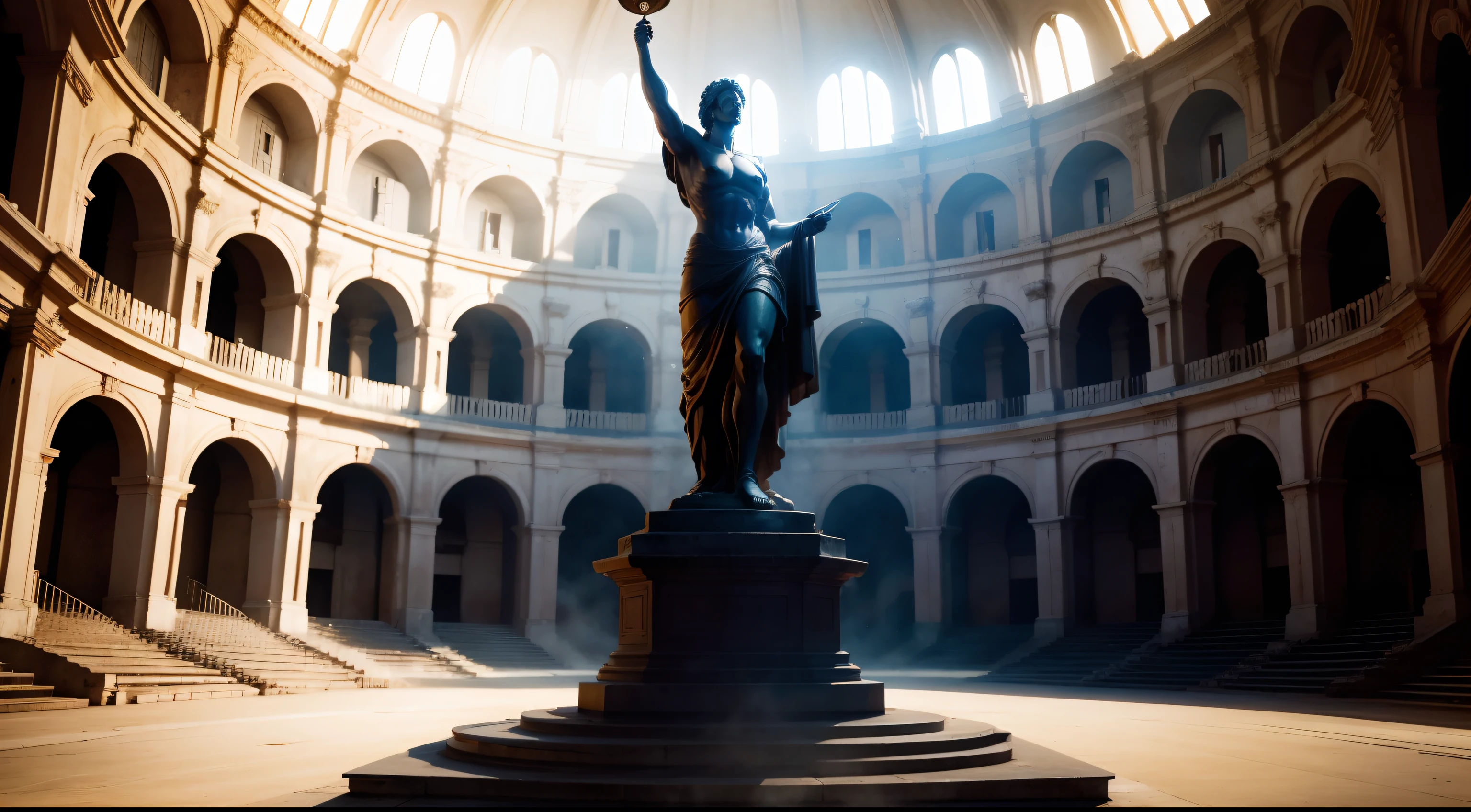 Epiteto, COLISEU antigo, estatua, honor and strength