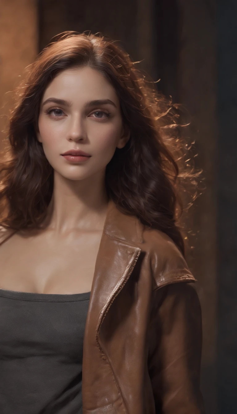 (Professional 3D rendering:1.3) de (Realistic:1.3) Foto de arte mais bonita do mundo，uma mulher bonita com seios de fora  , ((mulheres da figura sexy, bom conjunto de peitos, clivagem, quadris grandes)), corpo inteiro 8k unidade render, action shot, poros da pele, very dark lighting, sombreamento pesado, circunstanciado, Rosto detalhado, (vibrante, fotogrdeia realista, Realistic, Dramatic, Escuro, foco nítido, 8k), (Old leather clothes damaged by bad weather:1.4), ((((Use peles)))), (intrincado:1.4), decadente, (altamente detalhado:1.4), pintura digital, rendering by octane, art stations, Conceito-Arte, liso, foco nítido, illustration, germe da arte, (Loish:0.23), Wlop Ilya Kuvshinov, e Greg Rutkowski e Alphonse Mucha Gracias, (global ilumination, studiolight, Light Volumetric), chuva forte, floating particles, patife, fantasia, Onze, corpo inteiroesbian, ((Fundo escuro e antigo da cidade:1.3)),CGSesociedade,art stations