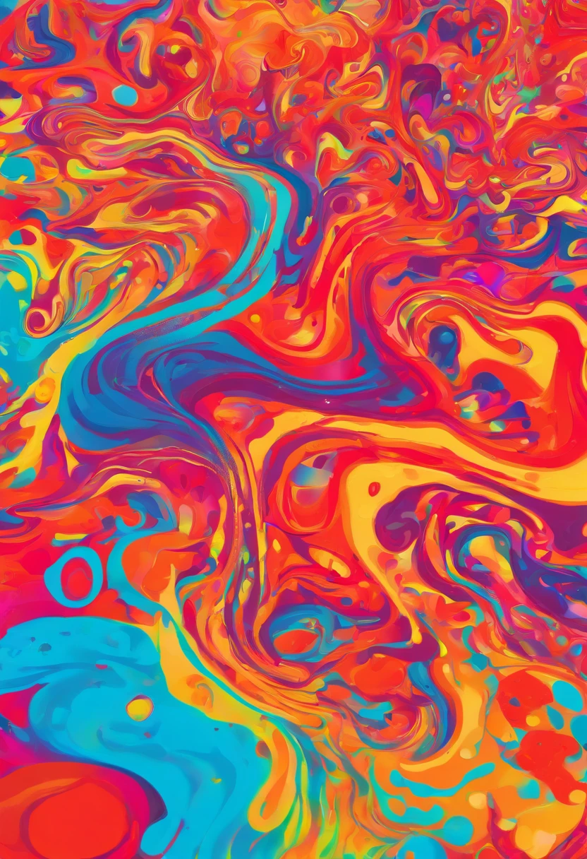 Beautiful fizzy juice, the color of the juice is red, the juice splashes, neon color