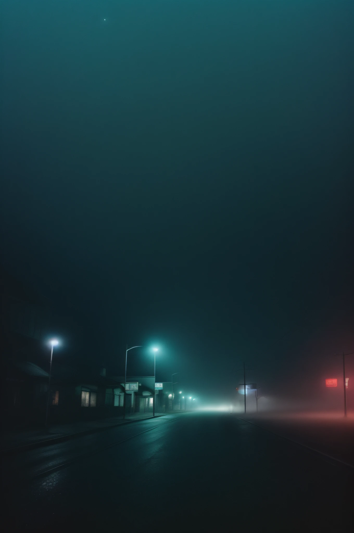 mid night、deep in the night、Nostalgic but unsettling photos、Images in a dream、uneasy、unmanned、There are no people、Residential area、foggy、Particle、Grainy photo、Film Touch、color photograph、colourfull、horor、wide angles、wide-angle lens、