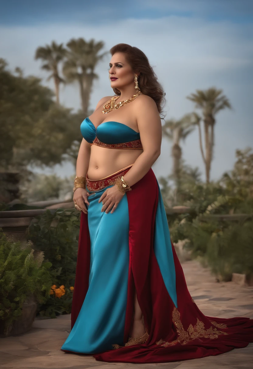 Noblewoman over 55, busty figure，Homem-Imponente, Wrinkles, Intimidating woman, Palatial woman, beautiful thick female, Thick legs, Noble, sexy dominant pose