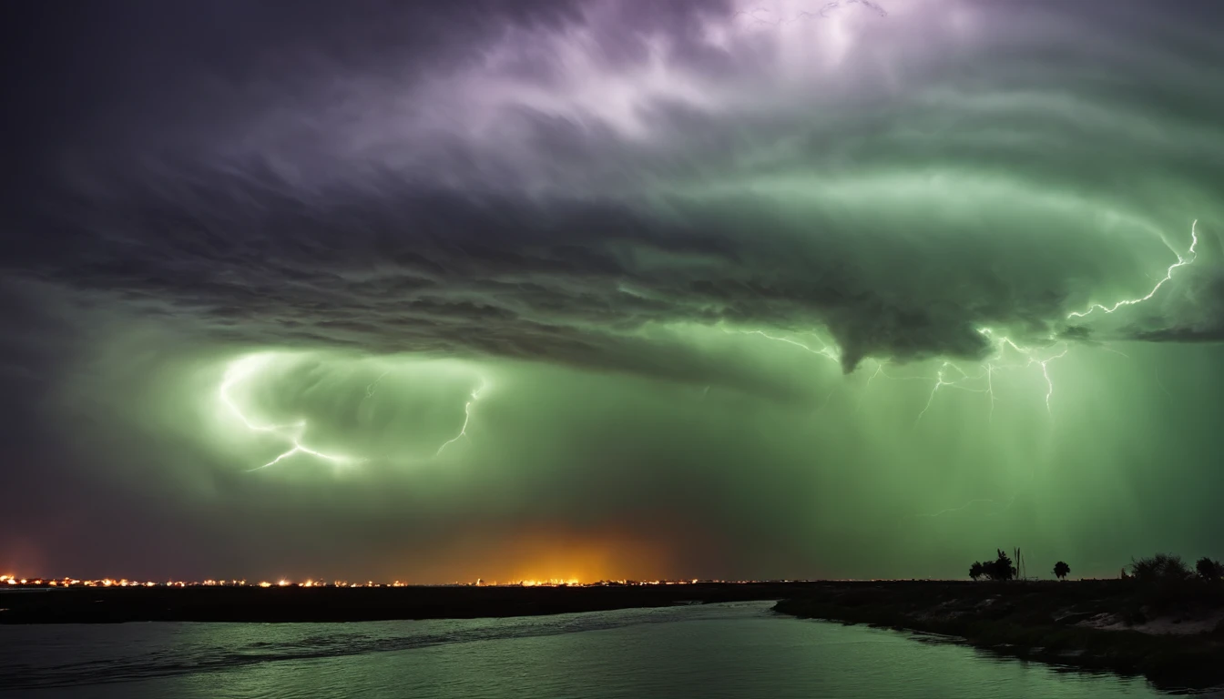 Giant hurricanes