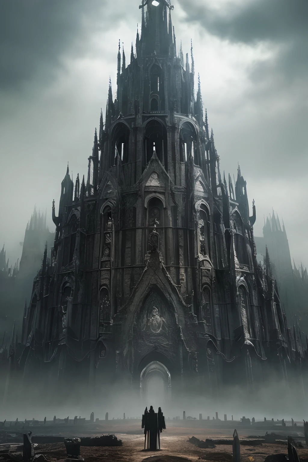 best quality, masterpiece, 
a monster, god, holy, fog
elden ring,