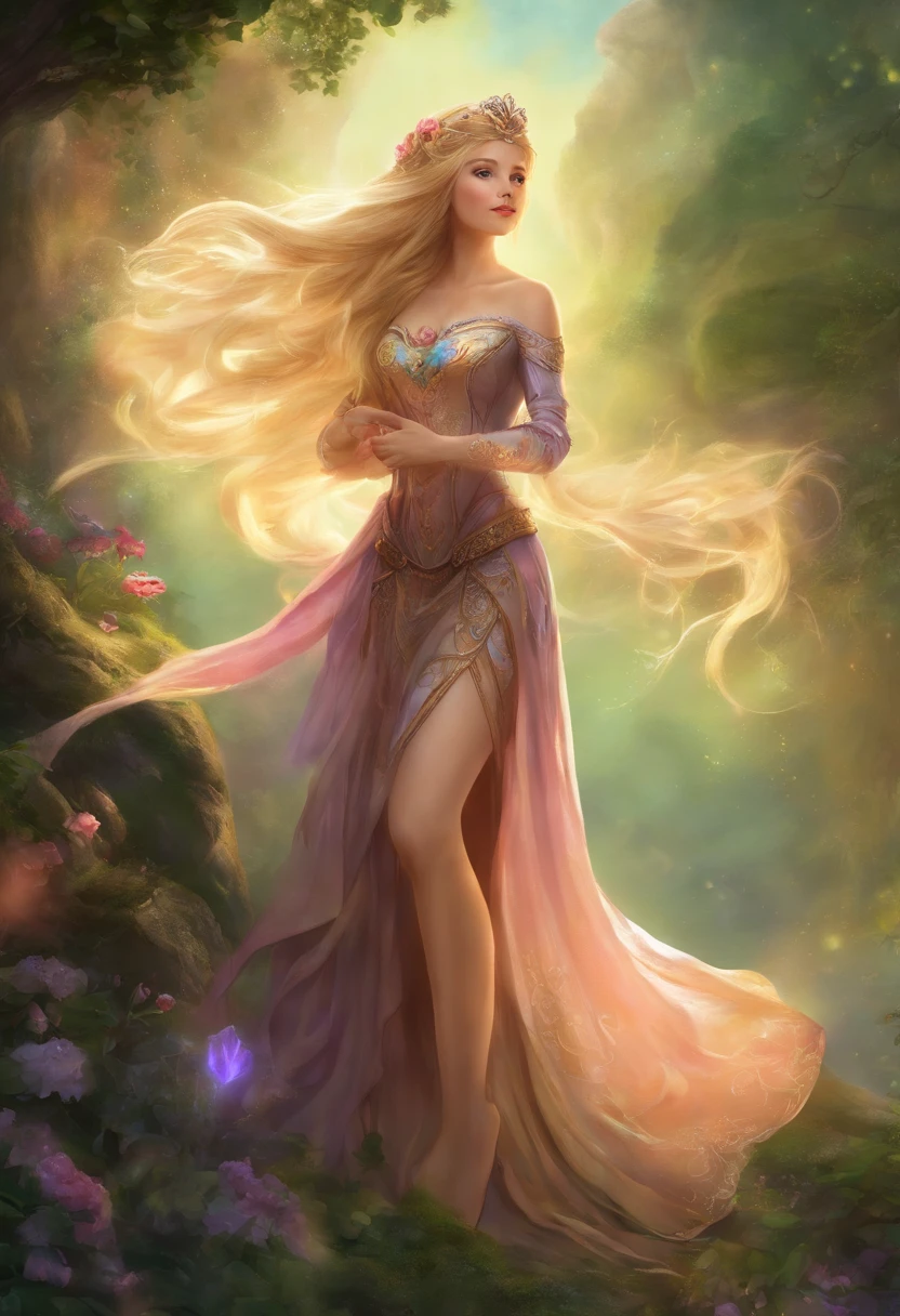 Rapunzel, (((topless))), stockings, ((best quality, 8K, Meisterwerk :1.3)), Scharfer Fokus :1.2, Körperkleid :1.1, Hochdetaillierte Gesichts- und Hautstruktur, topless, Garten, viele Details, detaillierter Hintergrund, mehr Details, photo, ultra realistisch