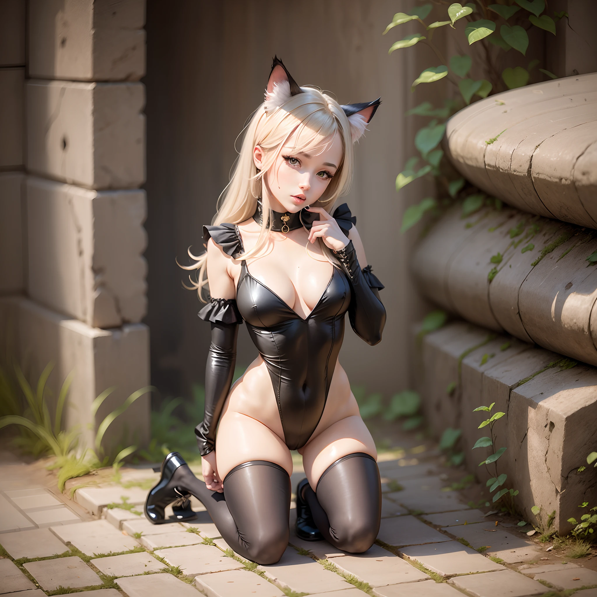 Cat girl sexy full body