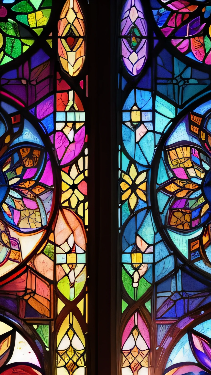 stained glass art , mosaic-stained glass art, stained-glass illustration, close up, portrait, concept art, (best quality, masterpiece, ultra-detailed, centered, extremely fine and aesthetically beautiful, super fine illustration), centered, epic composition, epic proportions, intricate, fractal art, zentangle, hyper maximalism,