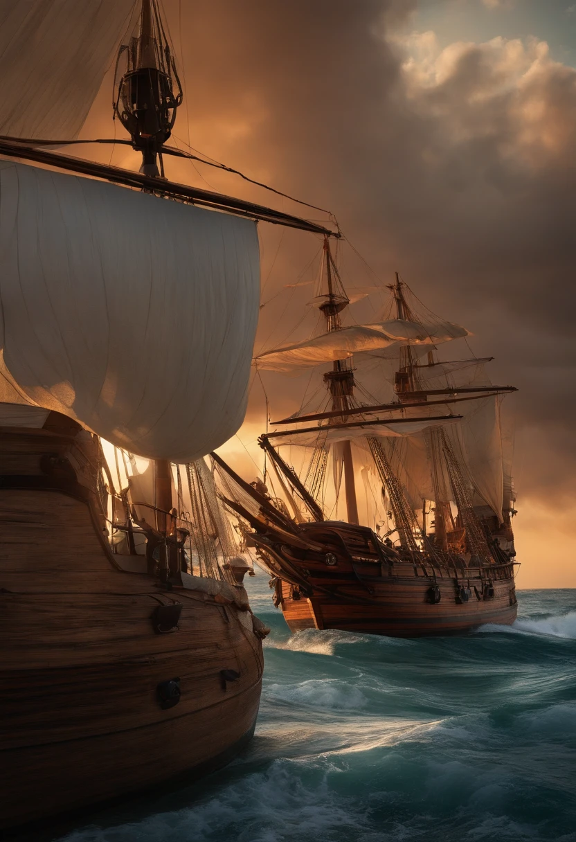 Give me 5 prompts to create a character who is a captain of a 15th century ship and who is a comic character