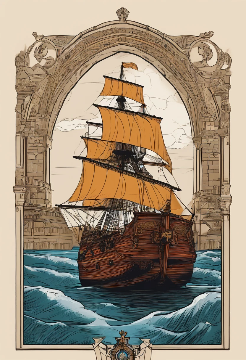Give me 5 prompts to create a character who is a captain of a 15th century ship and who is a comic character