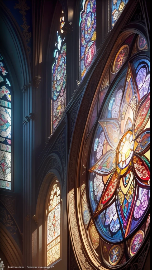 stained glass art , mosaic-stained glass art, stained-glass illustration, close up, portrait, concept art, (best quality, masterpiece, ultra-detailed, centered, extremely fine and aesthetically beautiful, super fine illustration), centered, epic composition, epic proportions, intricate, fractal art, zentangle, hyper maximalism,