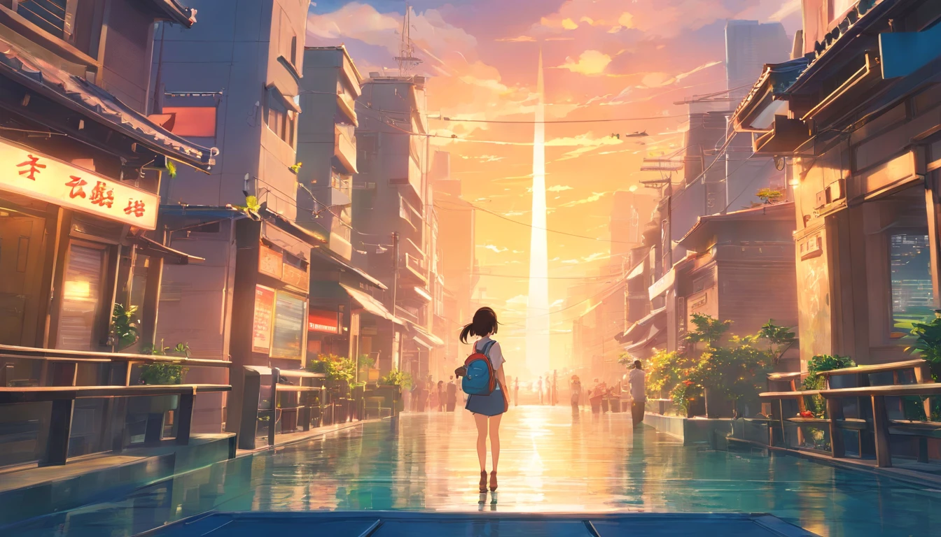 ross tran. scenery background, ryan dyar, environment painting, Beautiful oil matte painting, photorealistic landscapes, 4k hd matte digital painting, 8 k resolution digital painting, 8k resolution digital painting, hyperrealistic landscape, inspired by Raphael Lacoste, Illustration matte painting, beautiful digital painting