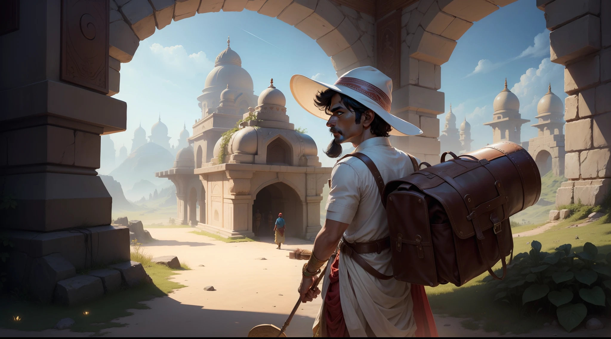 Raju owned a magical hat that could turn any game into an adventure.