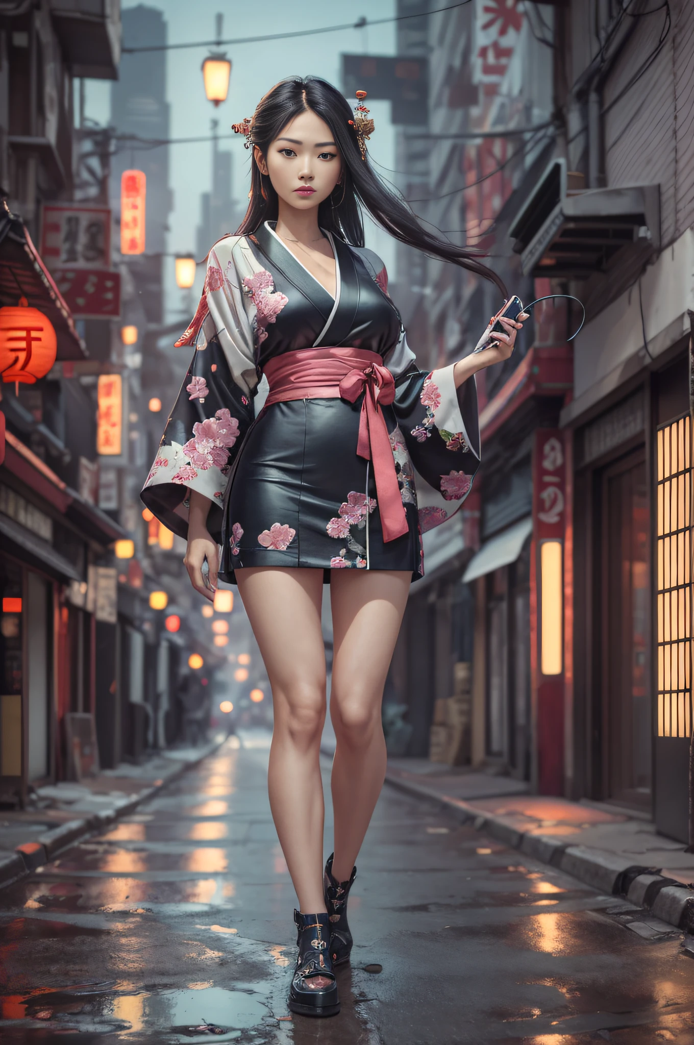 (((nsfw:0.9))),Large Breasts,Small waist,Rainy night,city,Beautiful woman with gal make-up wearing sportswear on the busy street of Gintama, Surrounded by sellers, Beautiful portrait of a stunning goddess girl, Beautifully detailed face, Porcelain-like skin, Full Body Shot, Centered, Super soft lighting, Symmetric, complicated, elegant, Very detailed, Realistic, Art Station, Concept Art, Smooth, Imagined by Greg Rutkowski and Boris Vallejo, cover, Trendy style