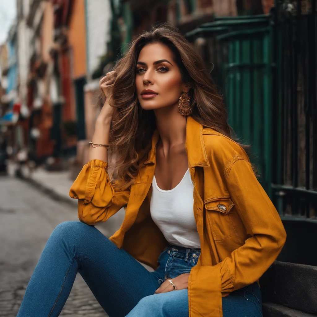street,woman,self-shot,Beautuful Women,denim pant