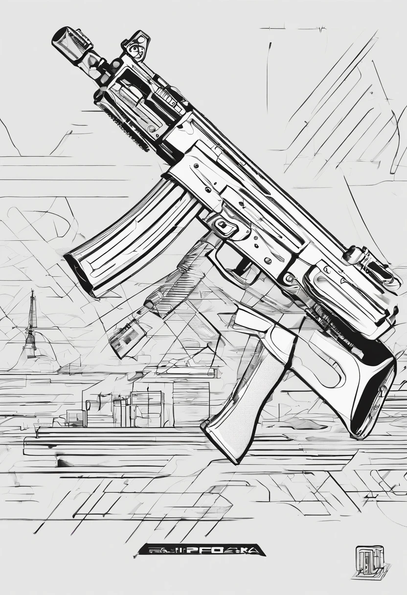 faca somente a ARMA AK47