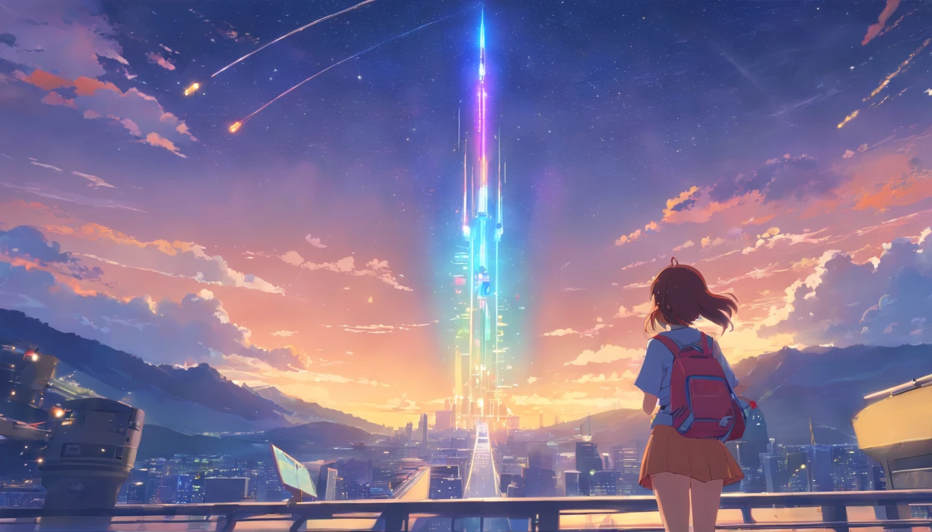 "Create a scene,Let Nova meet the clever Orion."Lingboli Asuka Asuka