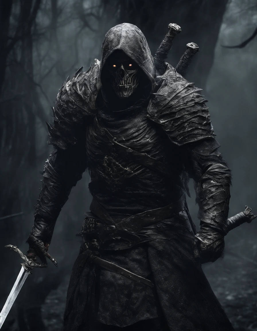 (best quality,4k,8k,highres,masterpiece:1.2),ultra-detailed,(realistic,photorealistic,photo-realistic:1.37),man holding a sword, modern, tall, strong, messy hair, detailed armor, intense gaze, muscular, heroic pose, futuristic, glowing sword, dramatic lighting