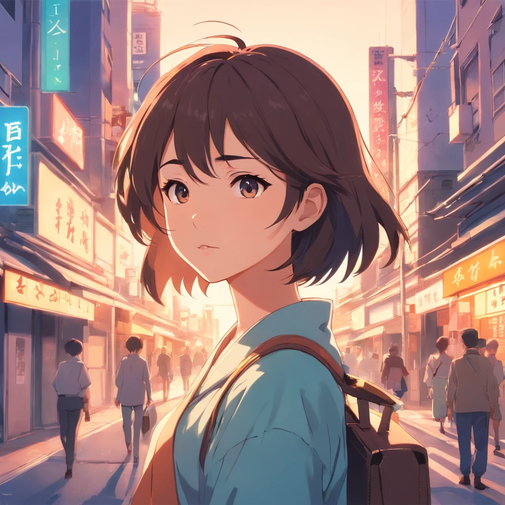 Album Art Lo-Fi Vintage Girl Japanese Manga Nostalgia Citipop