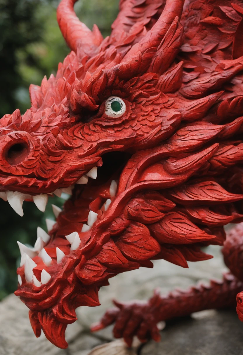 (Dragon celestial dorado) con (ojos penetrantes de color rojo),primer plano soltando (fuego de sangre) por la nariz,escamas bulumetricas,alta calidad,8k,muchos detalles,paticulas de fuego,alas,4patas,garraz manchadas,oro,peligro,fuego,dientes filosos,dragon gigante,colosal,amenazante,imponente,escamas azules