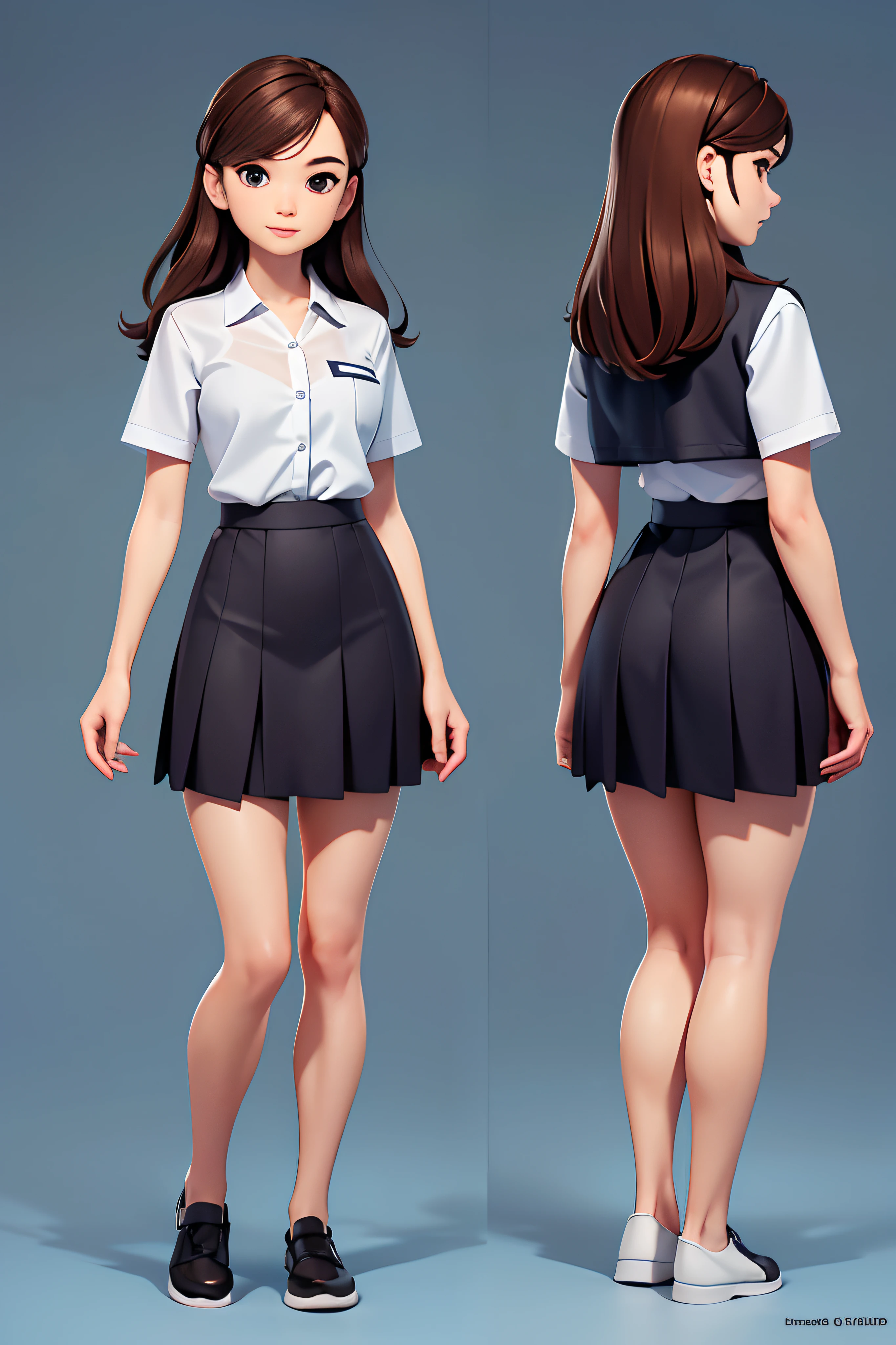 girl wearing spa staff outfit, (knee-length skirt), ((Spa shirt: 1.5) , Shoulder-length hair, brown hair, photorealestic, photo shoot, (High resolution), (real detailed :0.3), (very complex), (fine detail), high detail, High resolution, Original, Ultra detailed 8K wallpapers, Best Quority, Detailed faces, super detailed details, Original photo, real, (full body: 1.5) , girl wearing spa staff outfit, (knee-length skirt), ((Spa shirt: 1.5) , Shoulder-length hair, brown hair, photorealestic, photo shoot, (High resolution), (real detailed :0.3), (very complex), (fine detail), high detail, High resolution, Original, Ultra detailed 8K wallpapers, Best Quority, Detailed faces, super detailed Details, Original photo, realistic, (full body : 1.5) , 2 hands facing up, hand holding the board