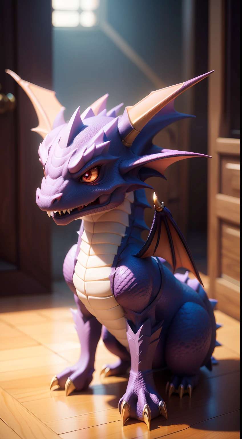 a dragon,cute 3 d render。Stylized anime,Cute and detailed digital art,hyper realisitc,Stylized 3D rendering