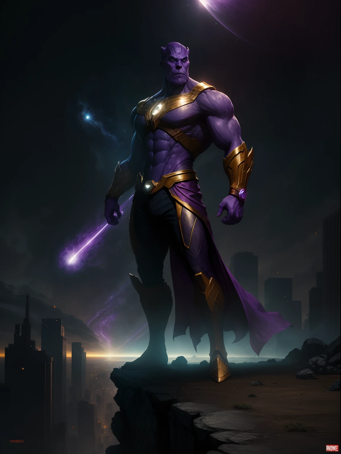 THANOS, vista baixa, quadrinhos marvel