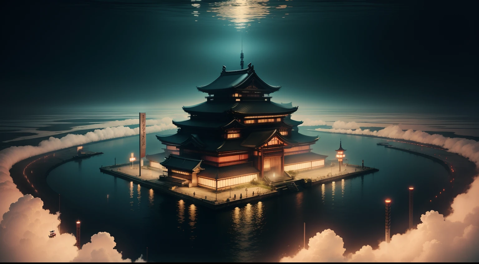 Submerged Japan City