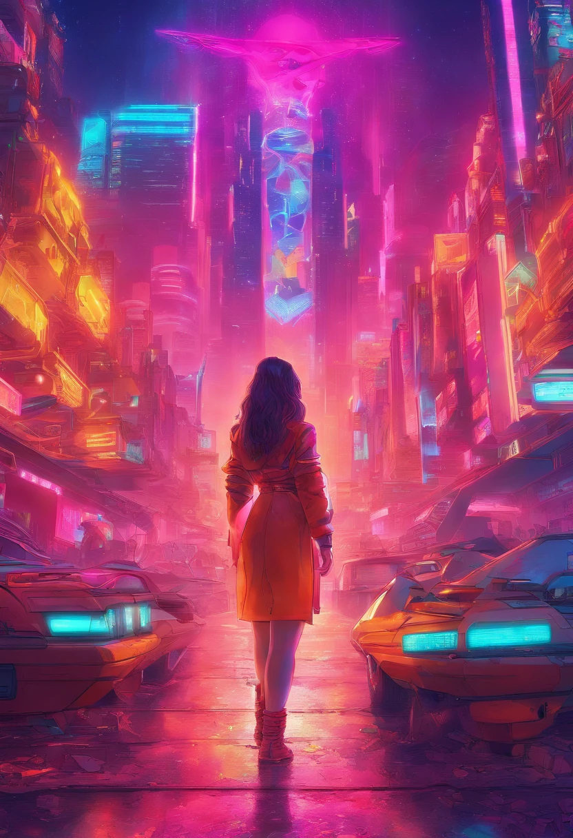 Antro Raposa realista de cores vivas iriscente com olhos brilhantes e cauda brilhante, ultra realistic antropomorph ethereal fox, raposa digital iriscente, arte de fantasia digital colorida, arte digital luminescente, Arte digital altamente detalhada em 4k, 8k arte impressionante, Arte bonita UHD 4K, Arte digital detalhada em 4k,