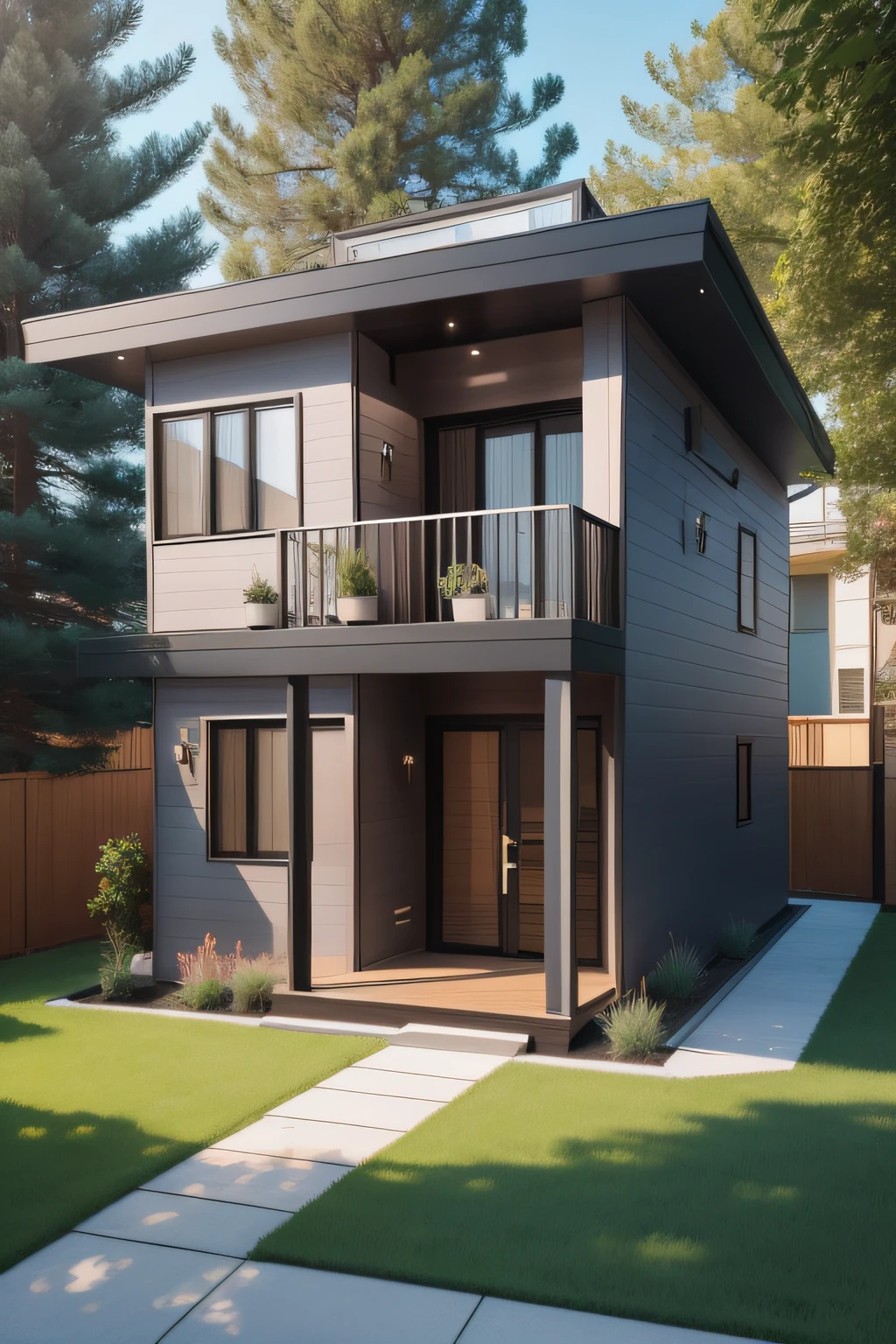Miniature real estate house for sale, Generative AI