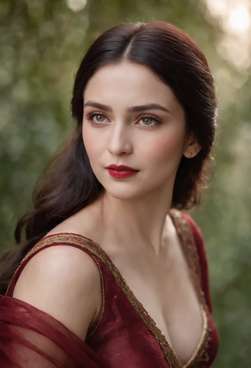 marion cotillard, highres,absurdres,masterpiece,best quality,original,extremely detailed CG,extremely detailed wallpaper,perfect lighting,long straight hair,looking at viewer,1girl,ancient castle on top of a mountain background,bare hands, long hair, blue Eyes, big breasts.
Sexy slit Red china dress, pookies 