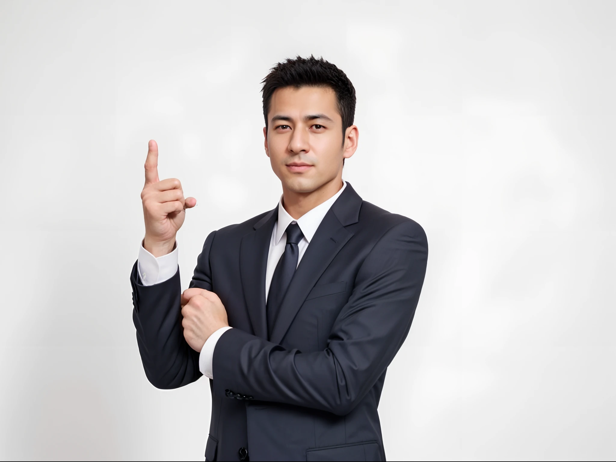 arafed man in a suit pointing at something with his finger, with pointing finger, pointing index finger, angry and pointing, in an action pose, giving the middle finger, indistinct man with his hand up, middle finger, pointing, confident action pose, shoulder in front pose, sits on a finger, an idealistic man, pointing at the camera