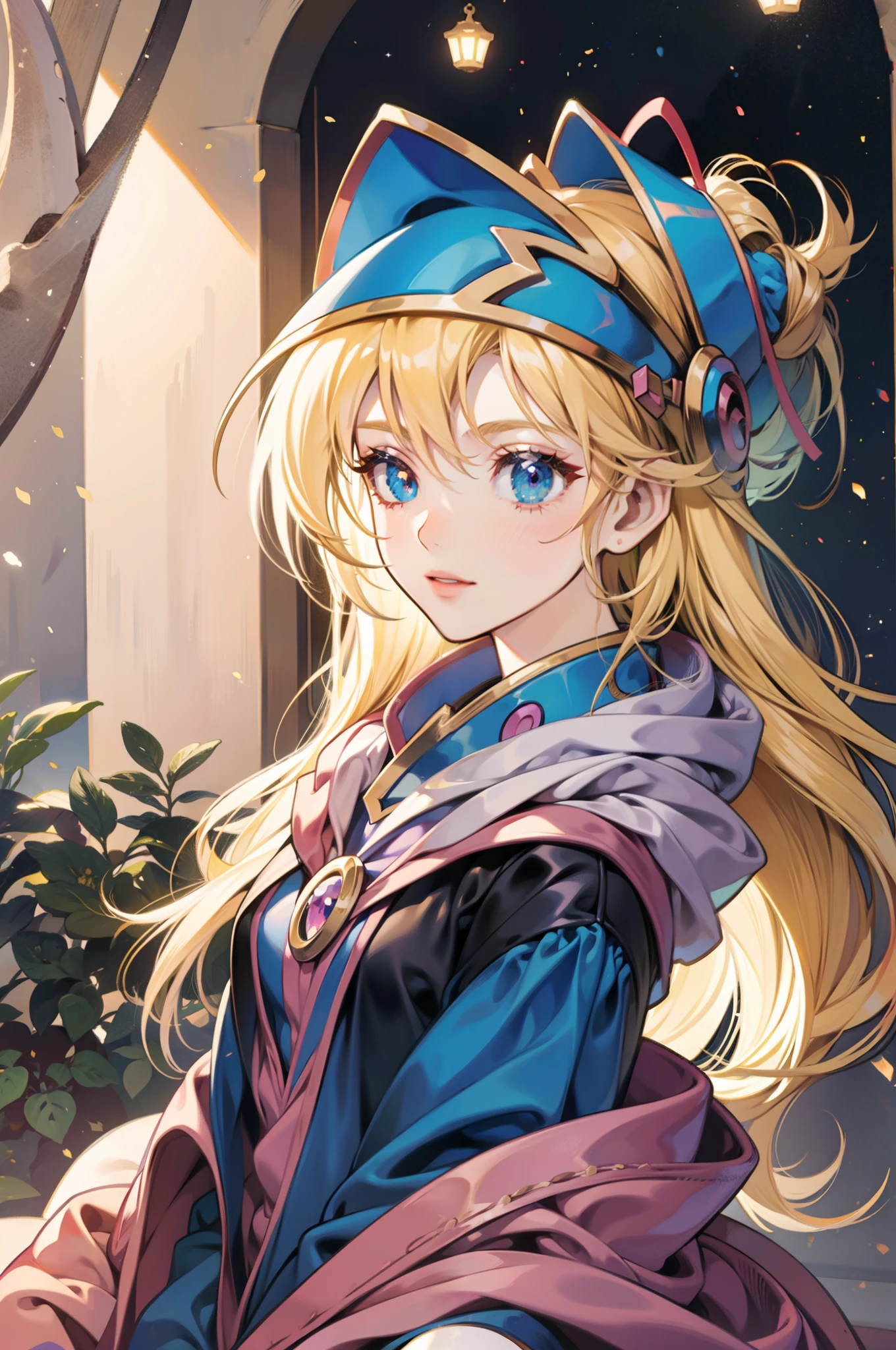 dark magician girl Of YuGiOH, (blond Hair)