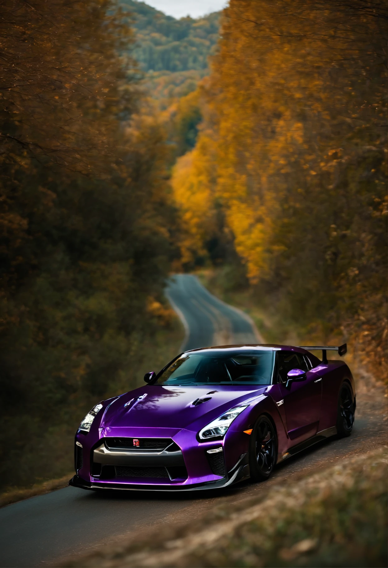 GTR turns the road,Roadside is a screamer々It is full of