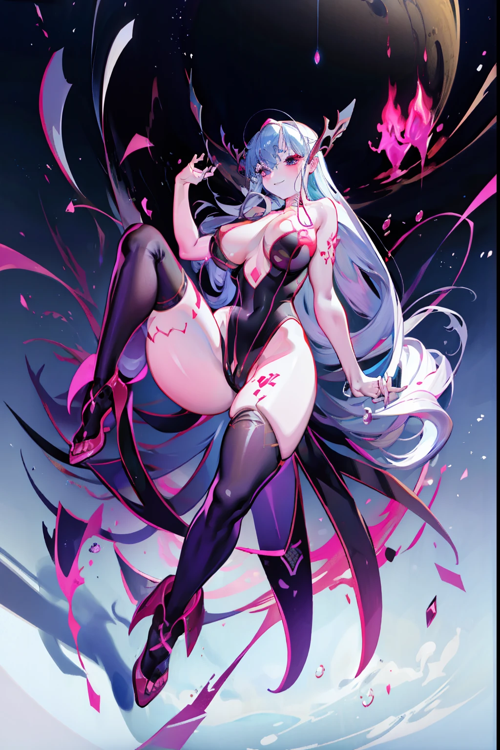 full body suits huge tit Big ass seductiv a smile Obscene lines Whip thighs succubus A queen