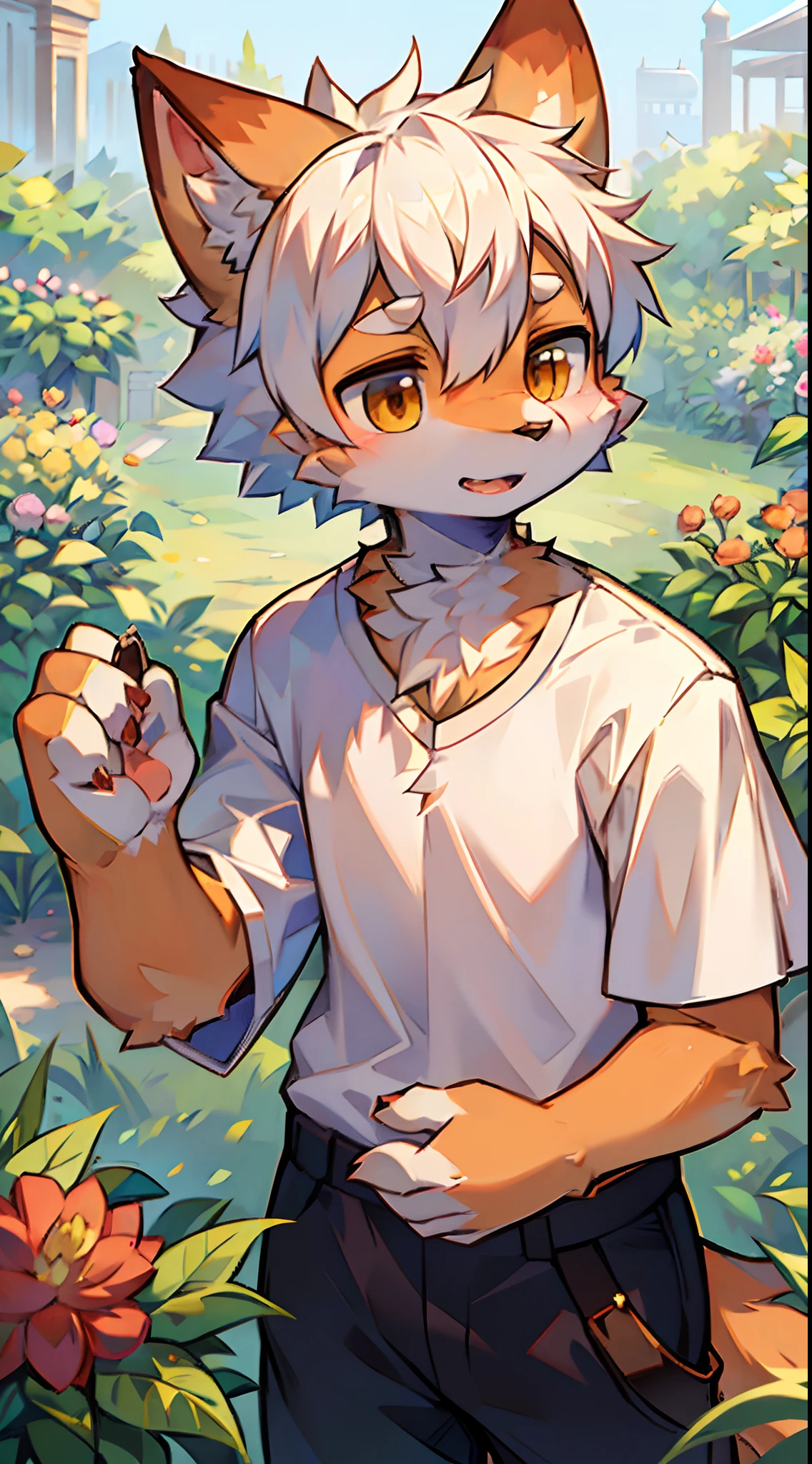 furry,fur,body fur,solo,male,((garden)),short sleeves,character focus,face focus,white shirt,white hair, orange fur,BREAK,aoeu,aoeu,aoeu,aoeu,aoeu,aoeu,aoeu,aoeu,aoeu,aoeu,aoeu,aoeu,aoeu,aoeu,aoeu,aoeu,aoeu,aoeu,aoeu,aoeu,aoeu,aoeu,aoeu,aoeu,aoeu