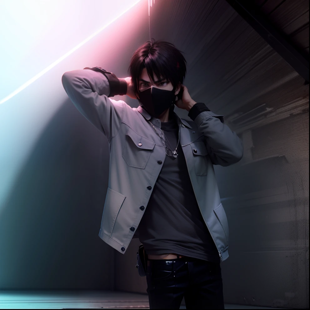 Change this background and 3d cartoon denger animi photo