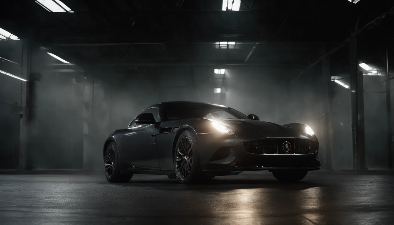 there is a dark parking garage, grey warehouse background, [[empty warehouse]] background, floor fog, light shafts and foggy atmosphere, dark industrial atmosphere, dark warehouse, mist and smoke, volumetric light fog, smoke filled room, volumetric lighting and fog, in a dark warehouse, volumetric fog and lighting