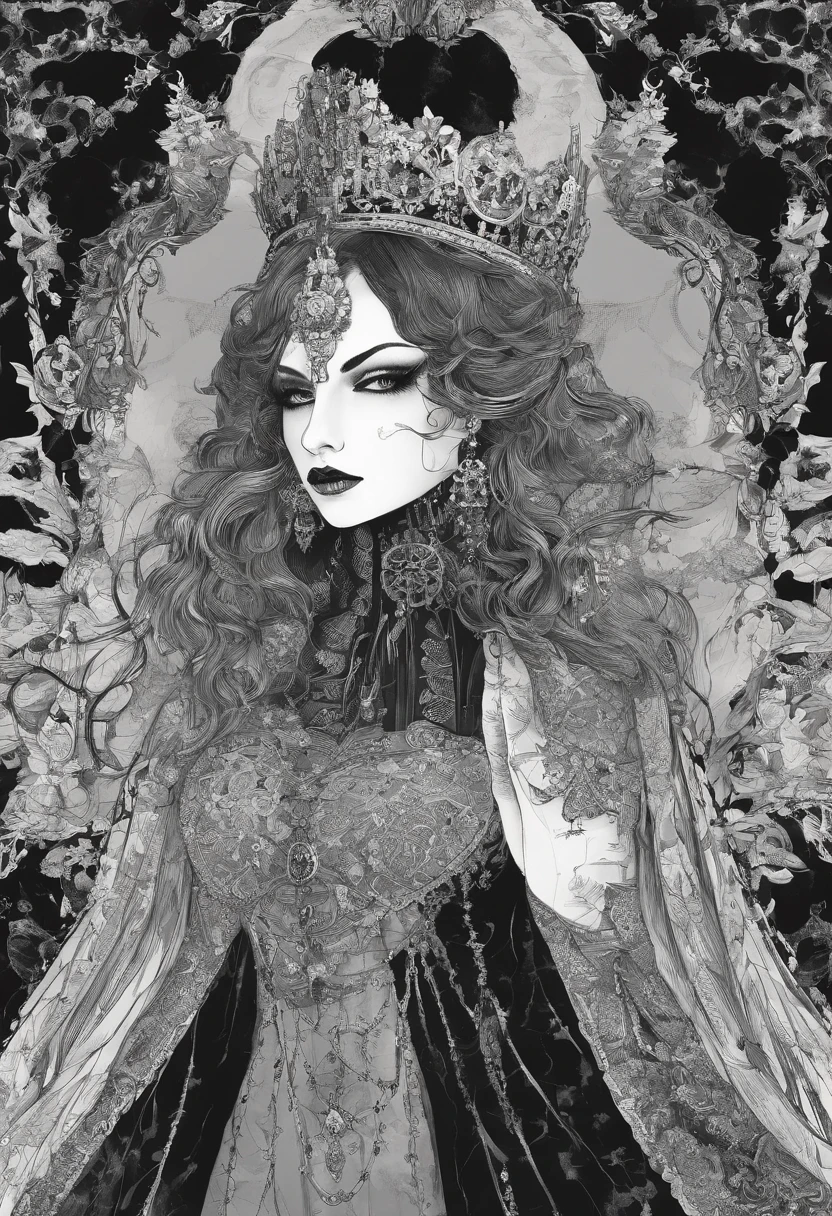 a princess the royal highness of badassery with a fierce wild side to her, adoring her personality with a punkrock rebel deminor out of control attire performing infront of a energetic crowd her resolve