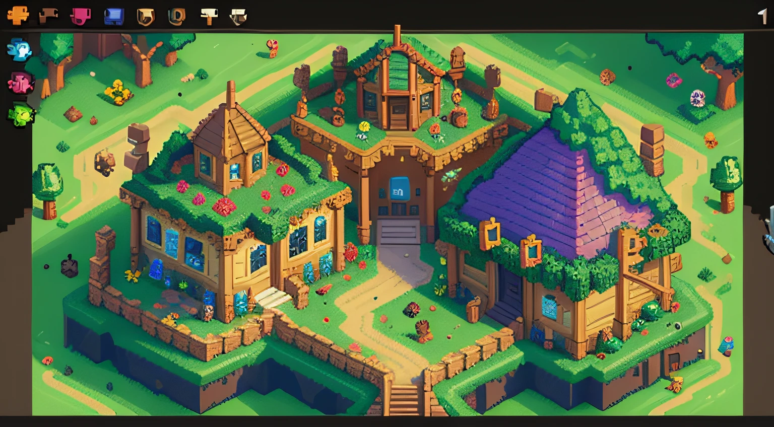 pixelart games terraria por 1200x480