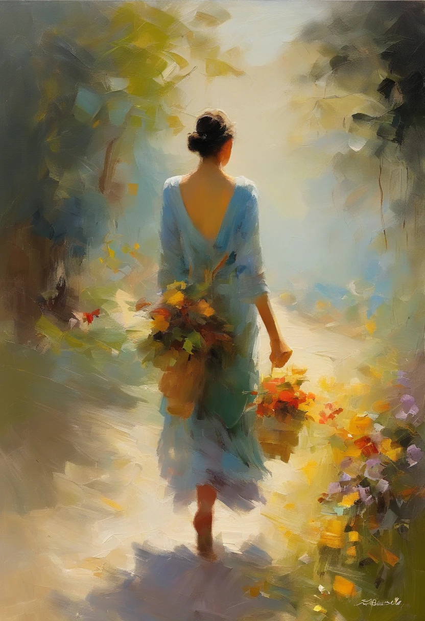 masterpiece、top-quality、morning、stroll。pup、1girl in、Cloud Girl、floating in sky、a closeup、with light glowing、Happiness、Fresh morning sunshine、(Spark:0.7) 、stroll、landscapes