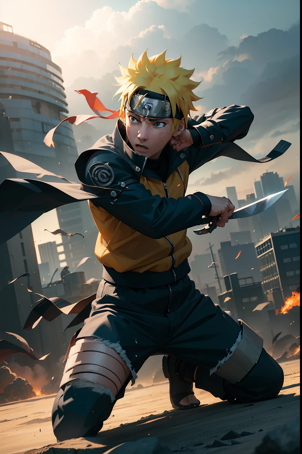 Naruto,mecha,suit,(best quality,4k,8k,highres,masterpiece:1.2),ultra-detailed,(realistic,photorealistic,photo-realistic:1.37),portraits,landscape,vivid colors,sharp focus,HDR,UHD,studio lighting,physically-based rendering,extreme detail description,professional,anime,concept artists,neon lighting,action,battle,shadow technique,bright colors,motion blur,explosions,shuriken,bladed weapons,martial arts,heroic pose,wind effects,cityscape,strategic background,emotional tension,dynamic composition,foreboding atmosphere,cool breath effect,high-speed movement,clouds of smoke,spotlight effect
