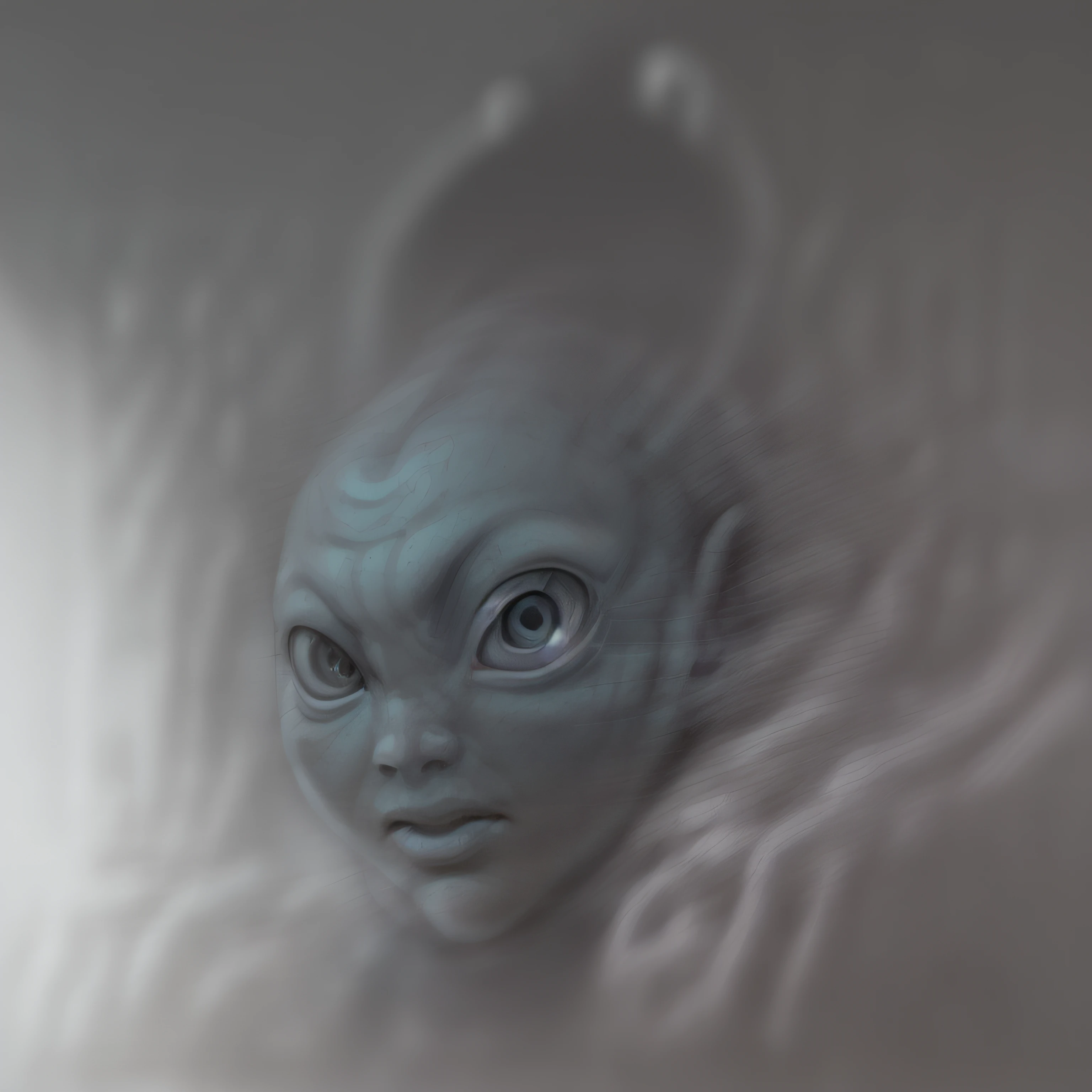 drawing of a drawing of a alien with a head of eyes, realistic alien, alien portrait, portrait of a grey alien, portrait of an alien, alien looking, portrait of a space alien, gray alien, grey alien, female alien, a hyper-detailed alien, portrait of a humanoid alien, alien design, art alien, ant alien, alien art, an alien