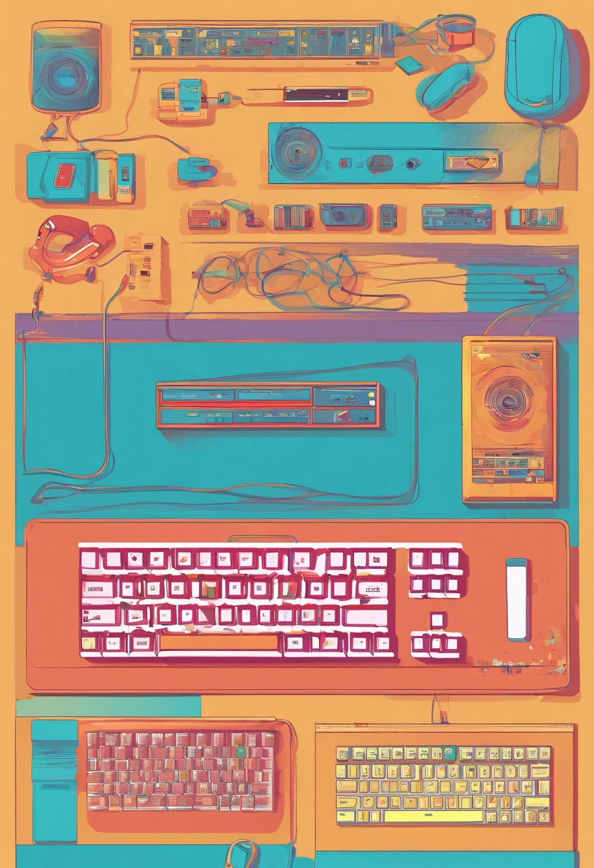 "Create a visual representation of gaming peripherals on a blue background. Position the name 'Jeferoom' in the center of the image and include a console control on the left, a mouse on the right, um teclado abaixo e um headphone acima, com blocos pixelizados decorando o fundo."