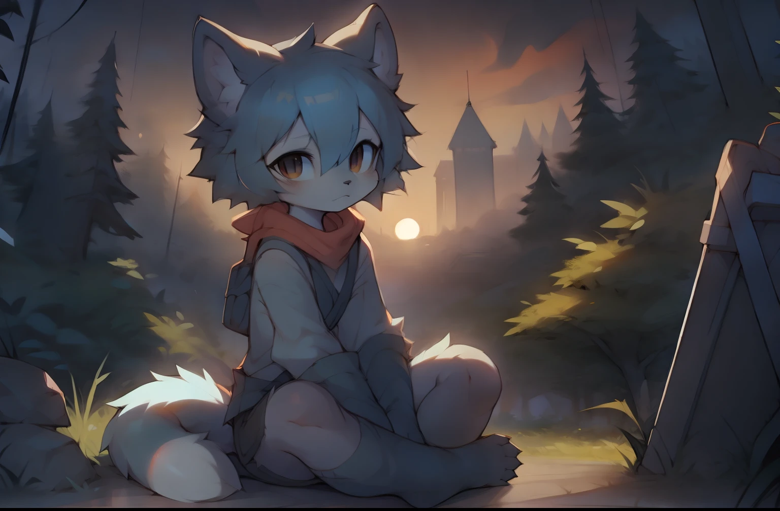 HSNKL, Masterpiece, High quality, 独奏，solo person, Furry boy, cub, clawed paws, Blue fur, Striped fur, Sitting by the train window, Gaze outside, inside train, Young, inquisitive, daydream, bookbag, Earphone,(Scenery passing by)，The tree，setting sun， by_Hioshiru:1.2), (by_Ancesra:0.6), (by_Kekitopu:0.6), (by_kikunyi:0.6), (by_Syuro:1.2), (by_Doxy:0.6), (by_youjomodoki:0.6), by_dacad, (by_reysi:1.2), by_zinfyu, by_pata, by_chunie, by_dr.bubblebum