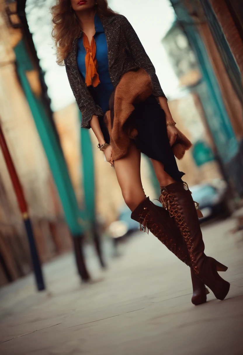 woman, long legs, boots